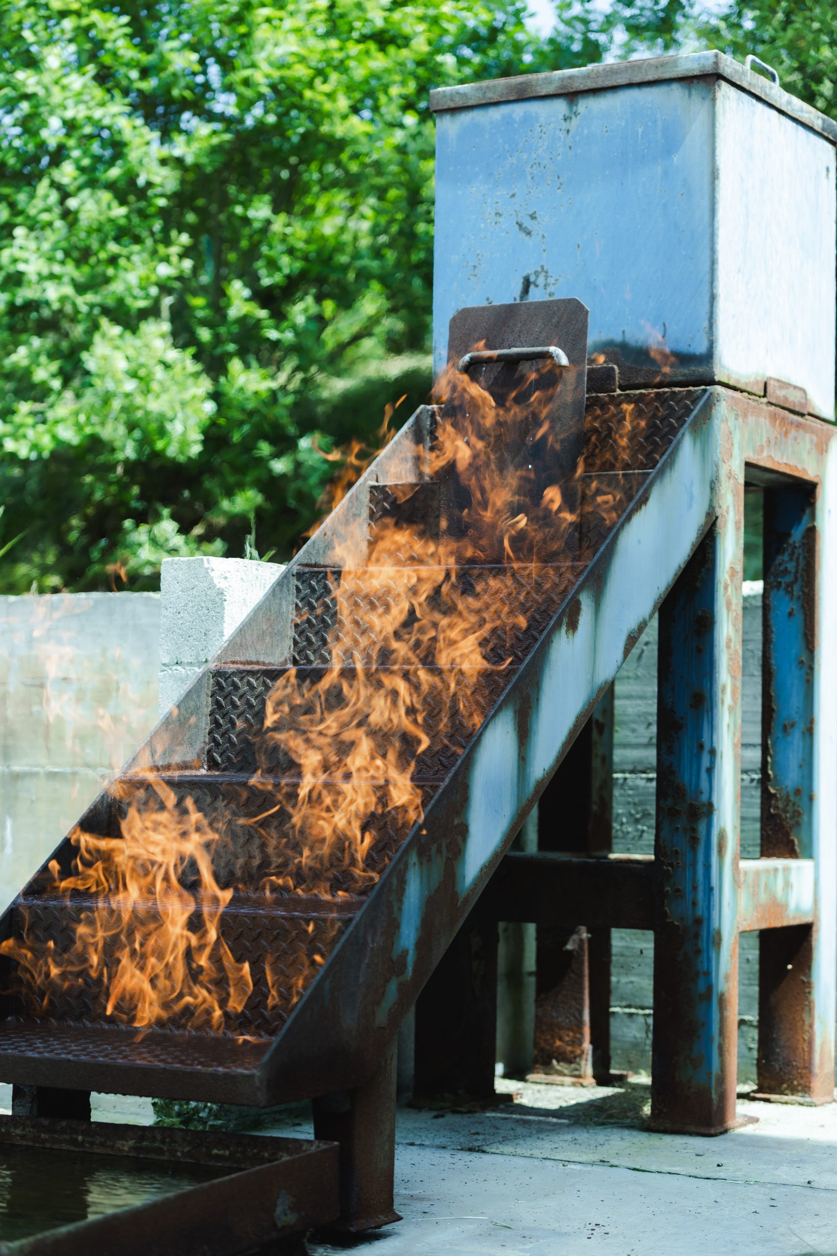 Formation risque incendie EPI ESI ARI avec exercices en maison du feu
